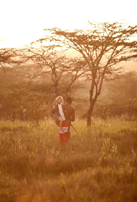 sirikoi-kinder auf Safari