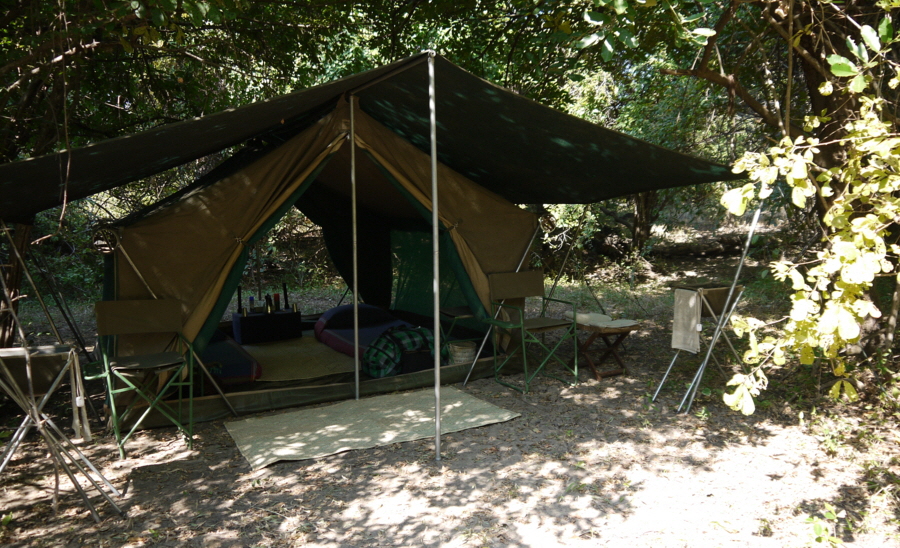 Sleep out Buschcamp im South Luangwa